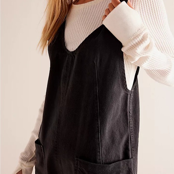 Free People Tan Women's Sleeveless Romper - Picture 3 of 10